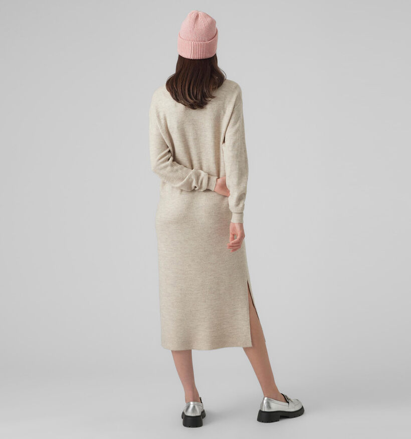 Vero Moda Lefile Robe tricoté en Beige pour femmes (328970)