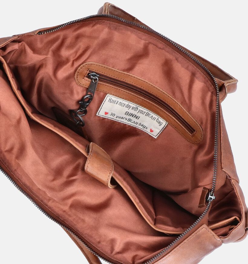 Bear Design Sac ordinateur en Cognac pour femmes, hommes (382130)
