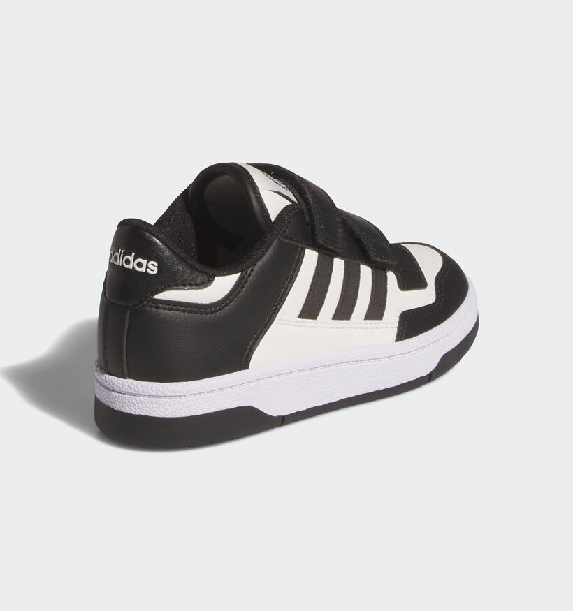 adidas Rapid Court Zwarte Sneakers voor jongens, meisjes (366059) - geschikt voor steunzolen