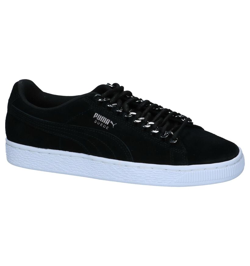 Sneakers Zwart Puma in daim (221659)