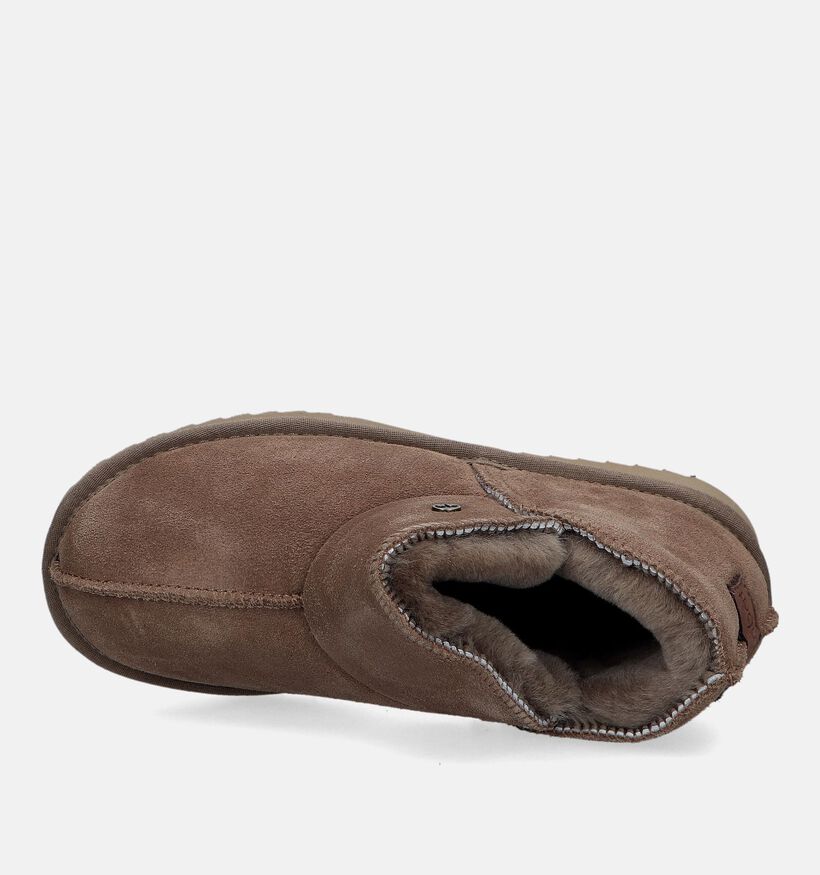 Warmbat Willow Pantoufles montantes en Beige pour femmes (346224)
