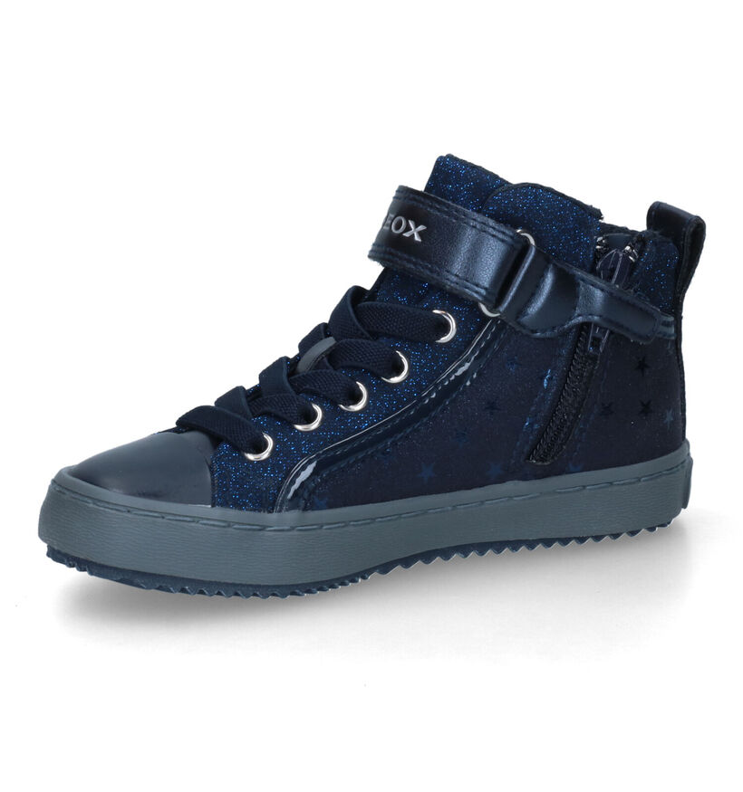 Geox Kalispera Taupe Hoge Sneakers voor meisjes (312541) - geschikt voor steunzolen