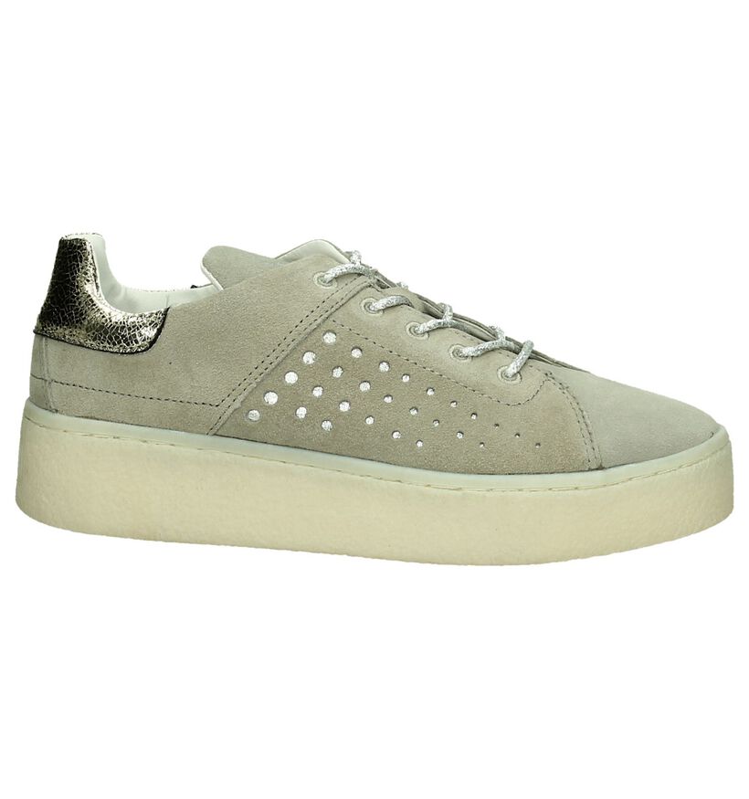 Sneaker Taupe Bugatti met Dikke Zolen, , pdp