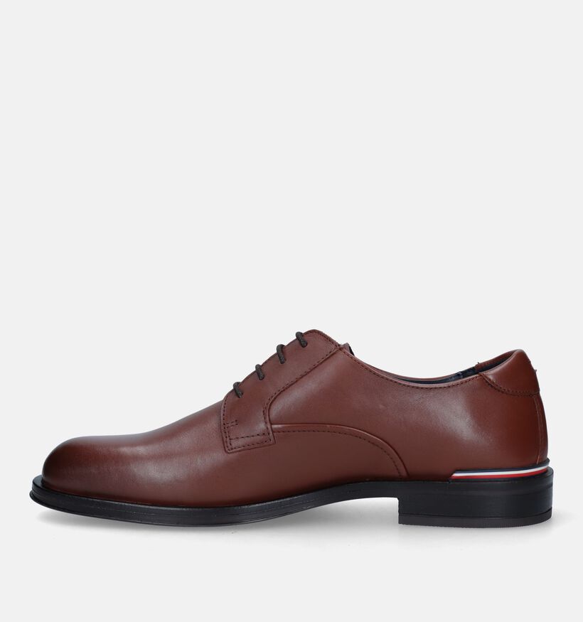 Tommy Hilfiger Core Cognac Veterschoenen voor heren (329368) - geschikt voor steunzolen