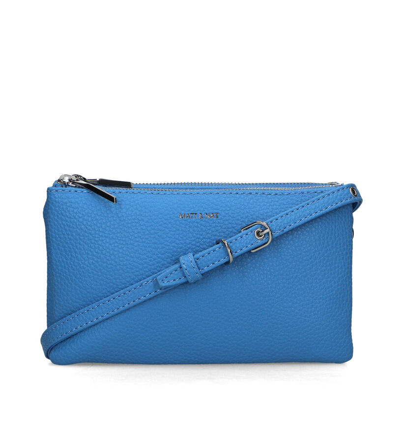 Matt & Nat Triplet Zwarte Crossbody Tas in kunstleer (327640)
