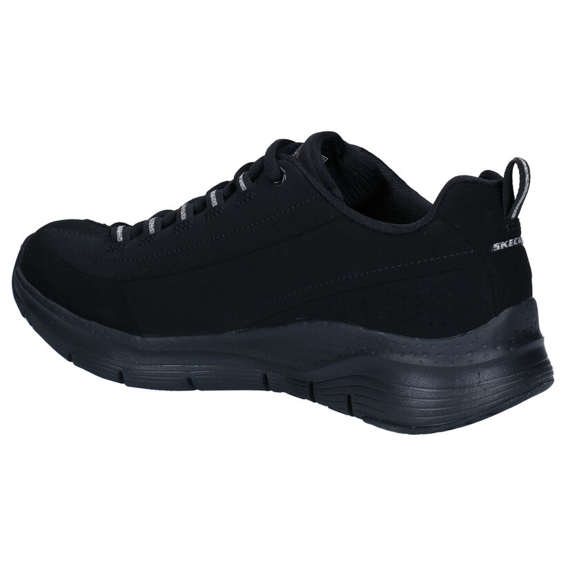 Skechers Arch Fit Zwarte Sneakers voor dames (301562) - geschikt voor steunzolen