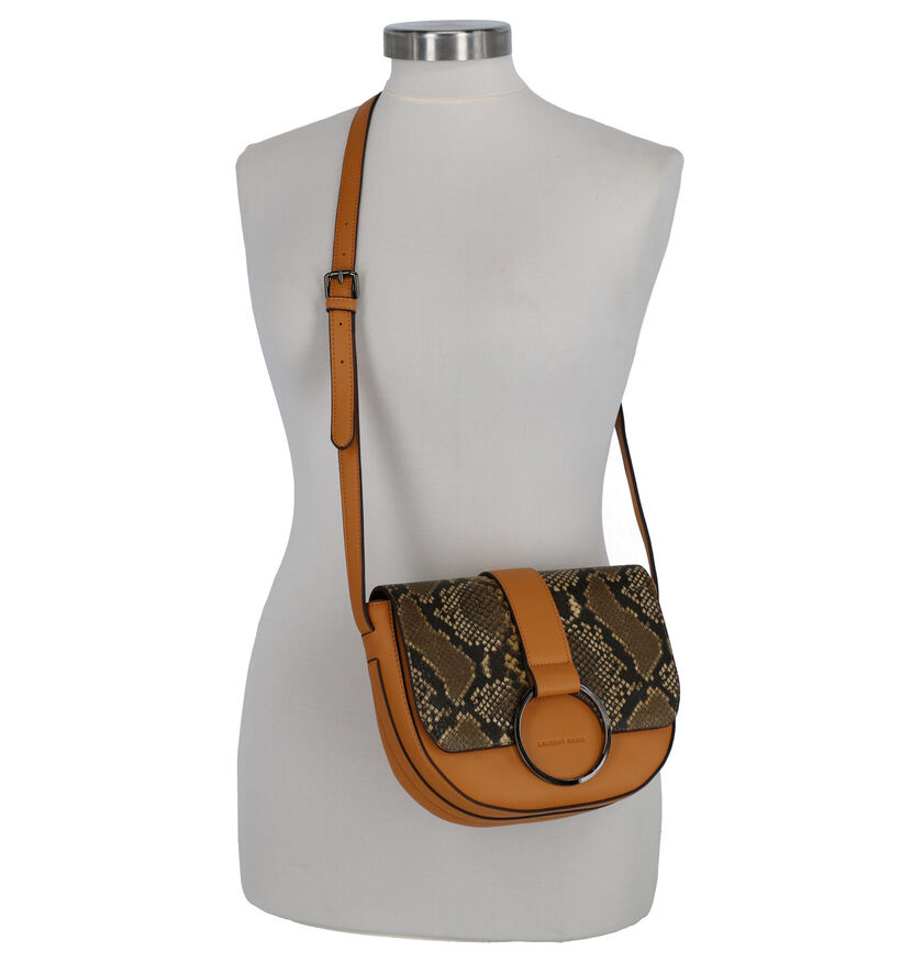 Laurent David Cavalaire Gele Crossbody Tas in kunstleer (259990)