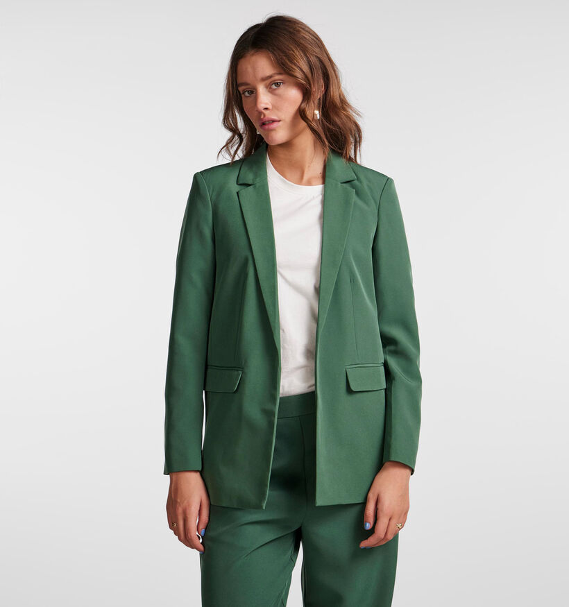 Pieces Bossy Groene Blazer Pieces Bossy Groene Blazer voor dames (338452)