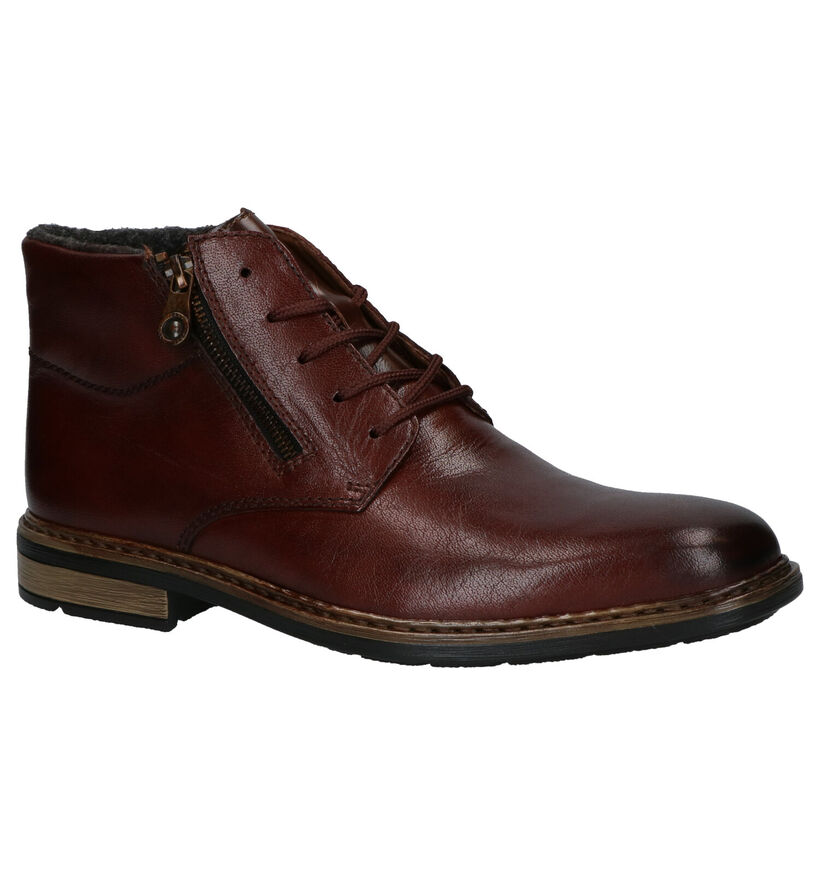 Rieker Chaussures hautes en Brun foncé en cuir (260554)