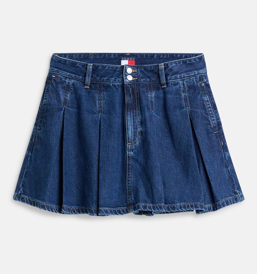 Tommy Hilfiger Pleated Skirt Donkerblauwe Mini-Rok voor dames (375857)
