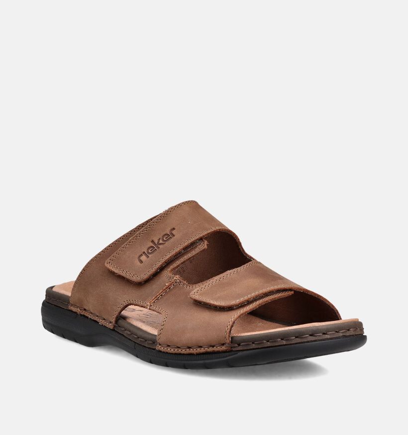 Rieker Bruine Slippers voor heren (370510)