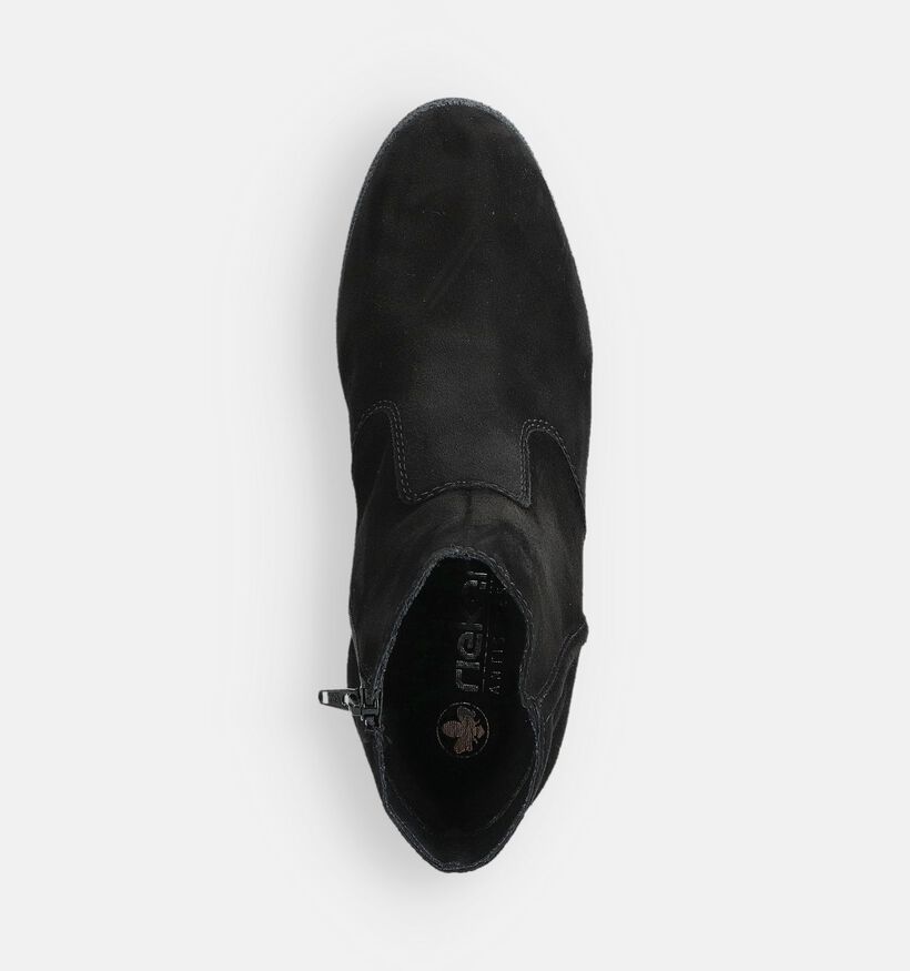 Rieker Bottines à talons en Noir pour femmes (363525) - pour semelles orthopédiques