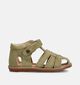 Naturino Zaffiro Suede Groene Babysandalen voor jongens, meisjes (373102)