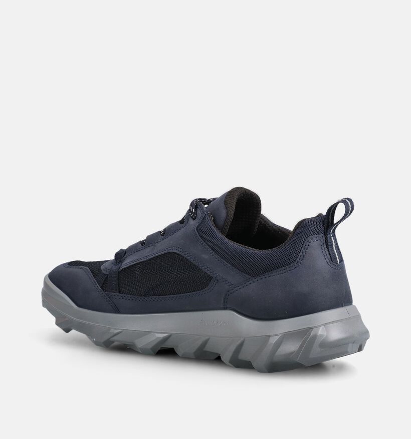ECCO MX Chaussures &agrave; lacets en Bleu fonc&eacute; pour hommes (369745) - pour semelles orthop&eacute;diques