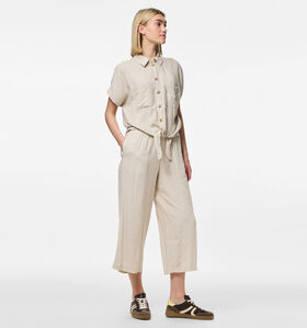 Pieces Pia Beige Culottebroek voor dames (351115)