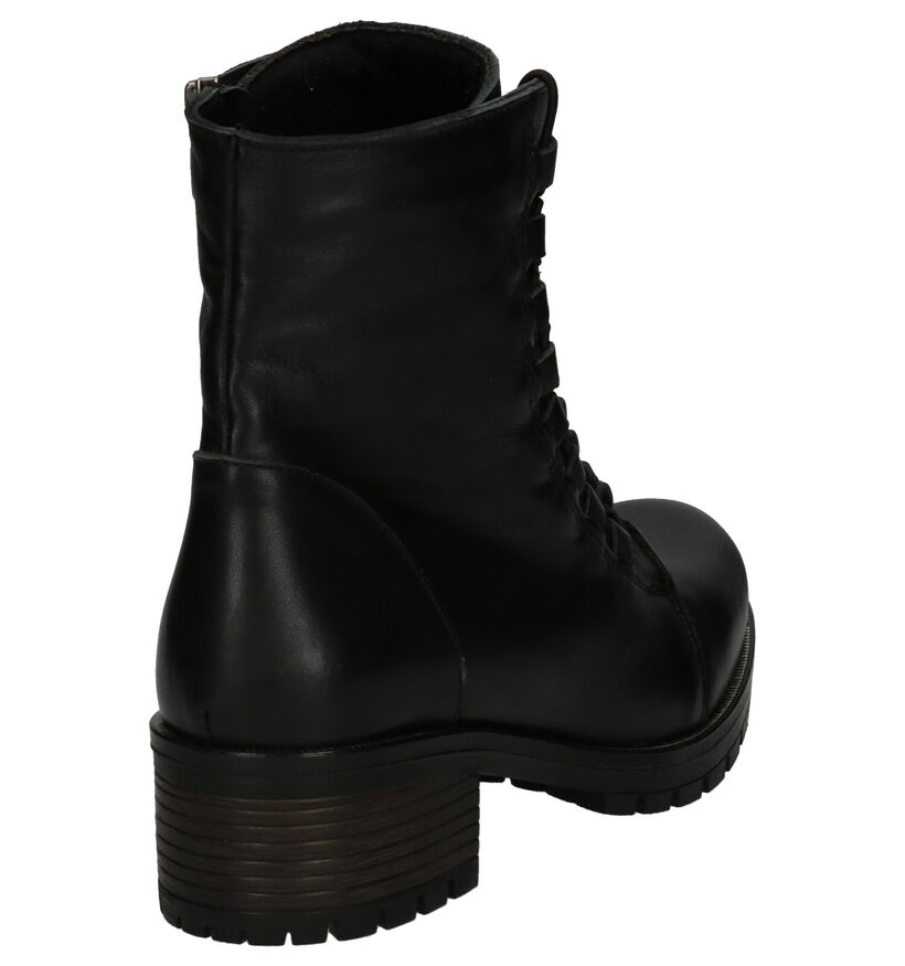 Baboos Zwarte Boots in leer (263594)