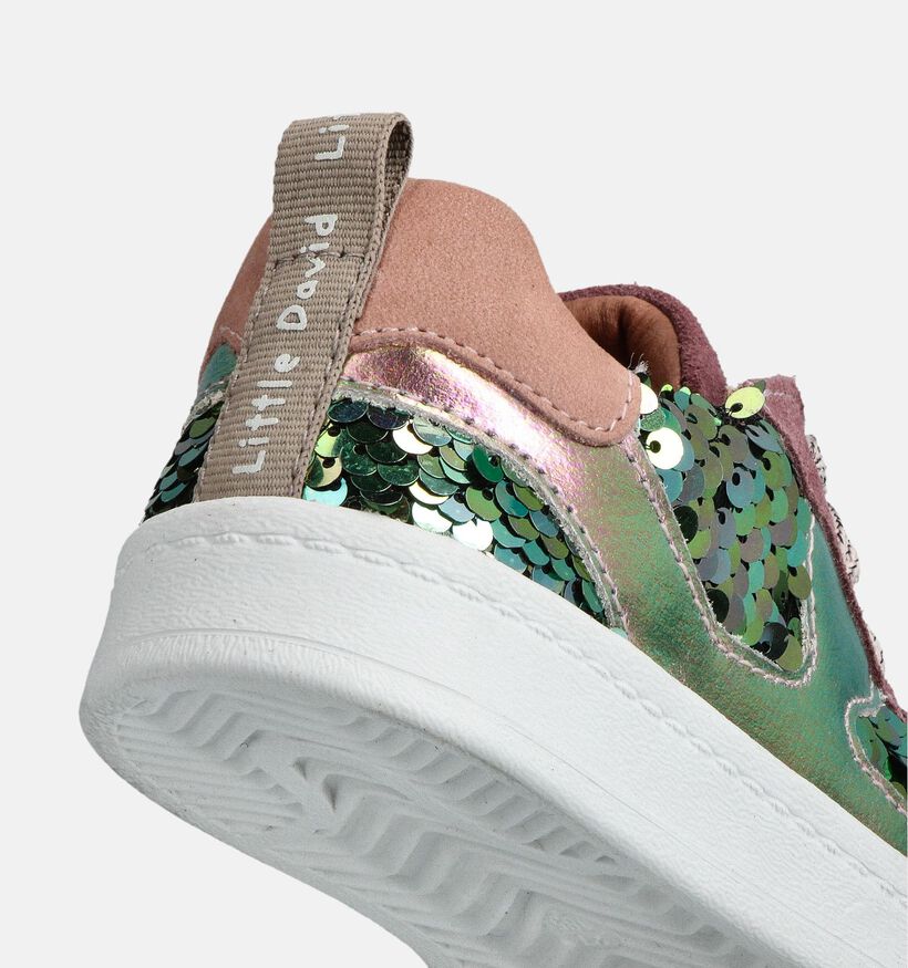 Little David Roze Sneakers voor meisjes (363013) - geschikt voor steunzolen