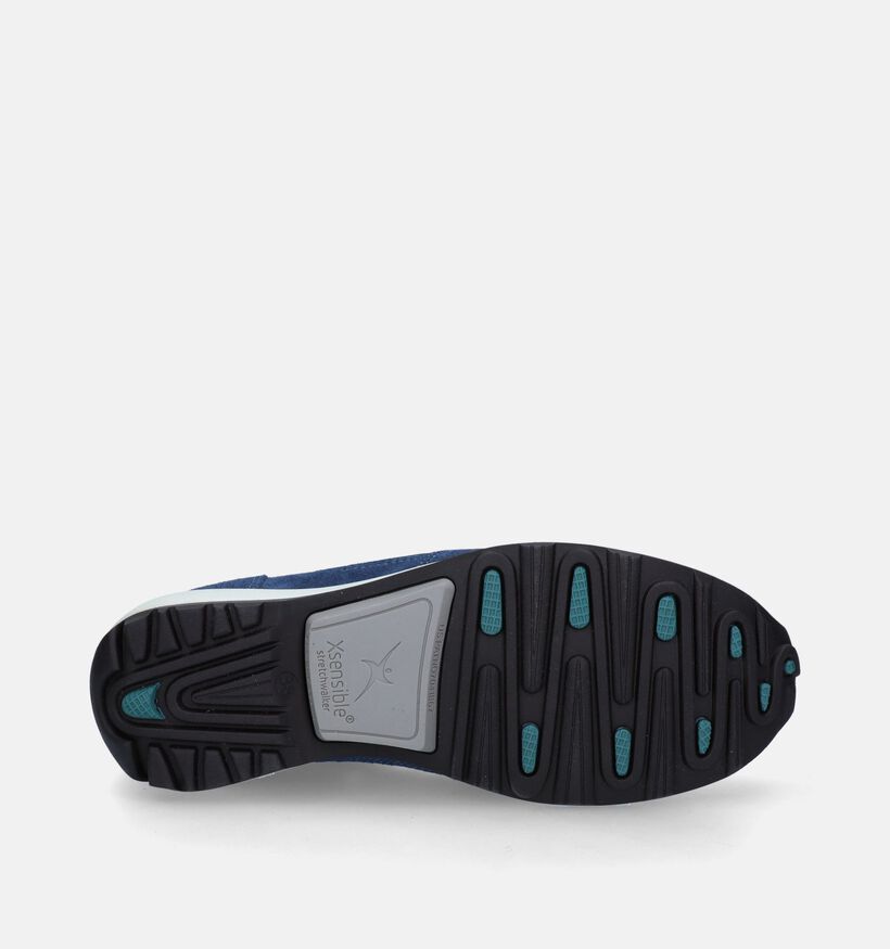 Xsensible Jersey Blauwe Sneakers voor dames (341030) - geschikt voor steunzolen