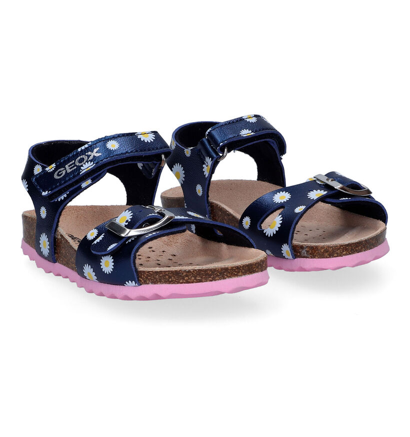 Geox Chalki Sandales en Rose en simili cuir (286953)