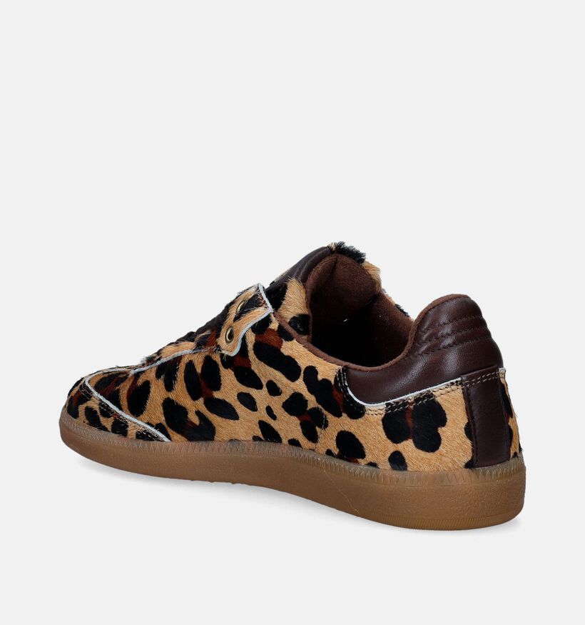 Scapa Bruine Sneakers voor dames (347709) - geschikt voor steunzolen