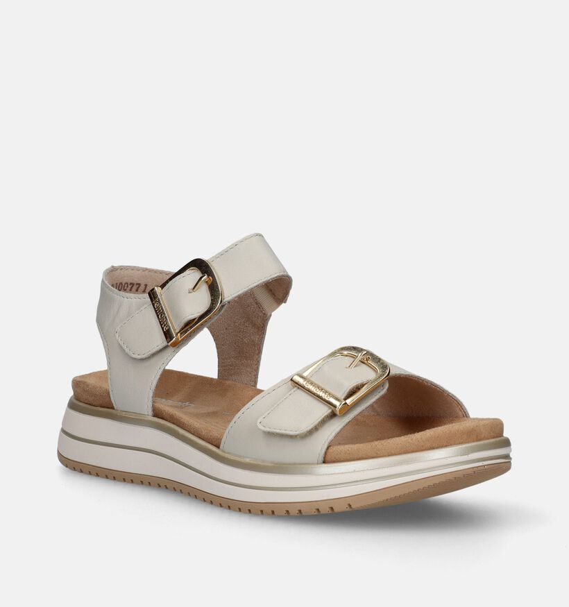 Remonte Beige Sandalen voor steunzolen voor dames (340154) - geschikt voor steunzolen