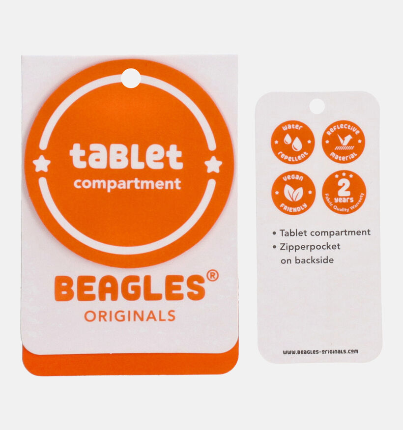 Beagles Sac &agrave; dos &agrave; roulettes imperm&eacute;able en &Eacute;cru pour hommes, femmes (377052)