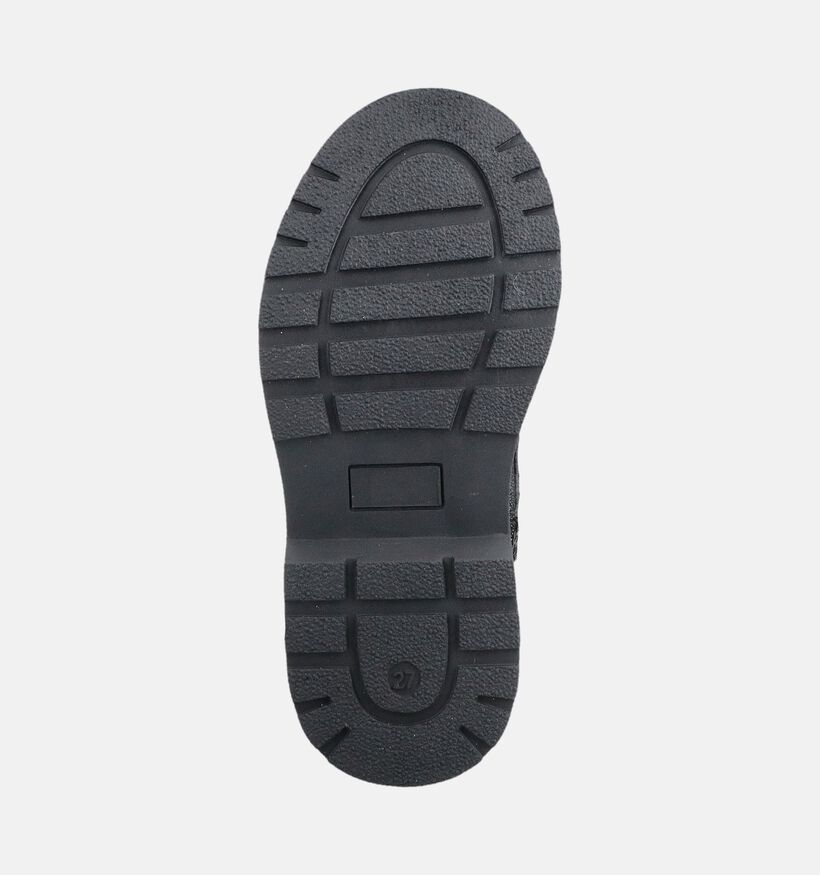 Milo & Mila Boots &agrave; lacets en Noir pour filles (378698)