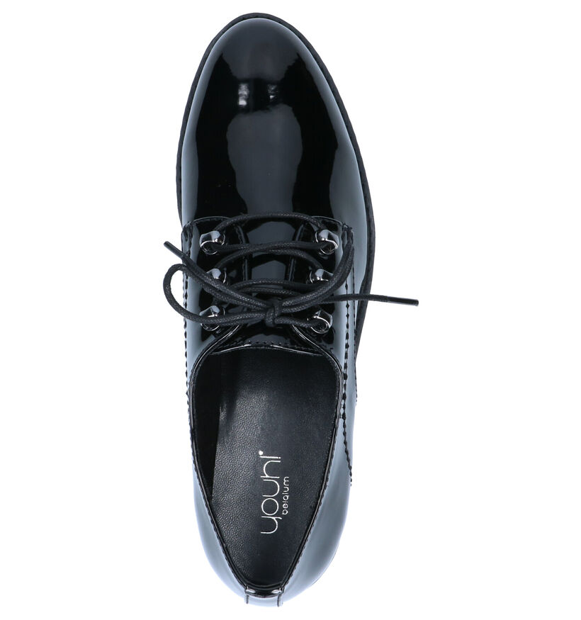 Youh! Zwarte Veterschoenen in kunstleer (255766)