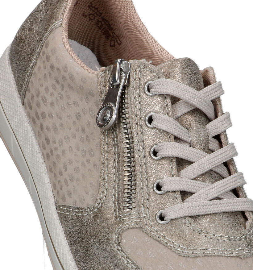 Rieker Beige Sneakers voor steunzolen voor dames (335505) - geschikt voor steunzolen