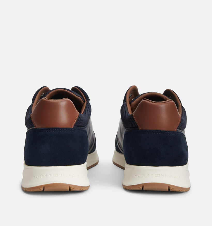 Tommy Hilfiger Dressy Runner Suede Donkerblauwe Sneakers voor heren (374915) - geschikt voor steunzolen