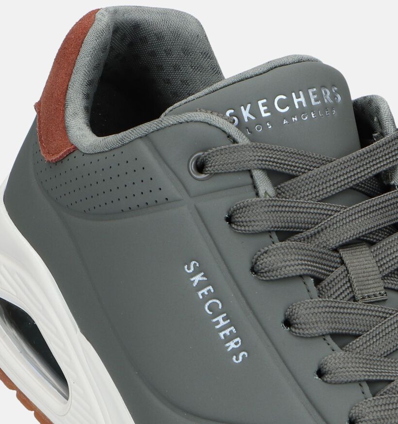Skechers Uno Suited On Air Zwarte Sneakers voor heren (350322)