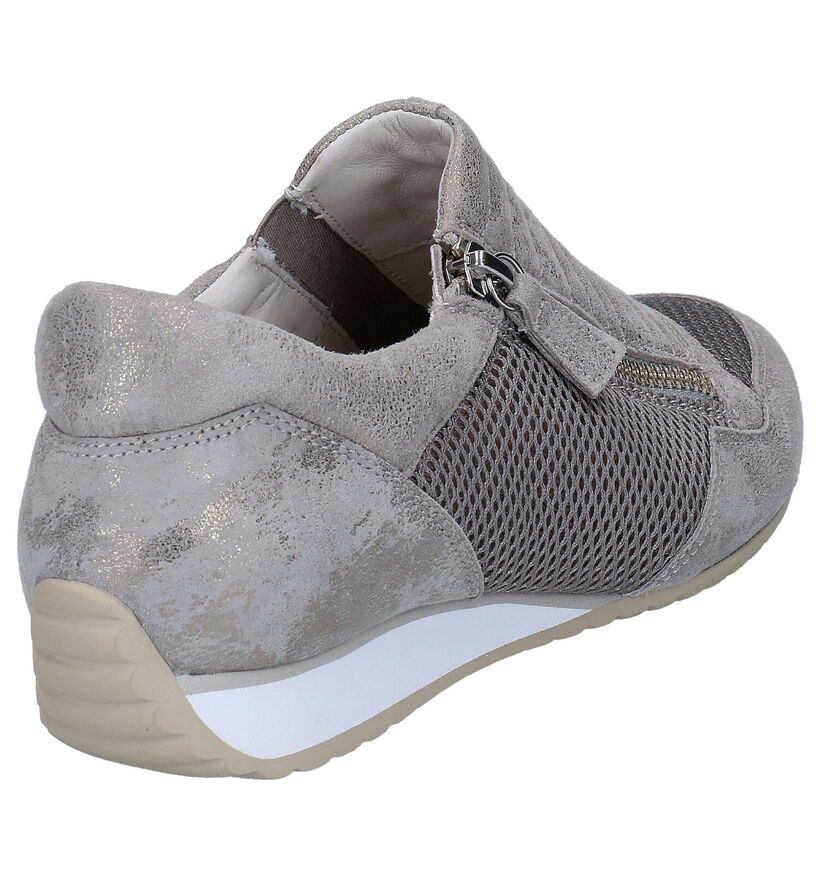 Gabor OptiFit Chaussures slip-on en Taupe en nubuck (275220)