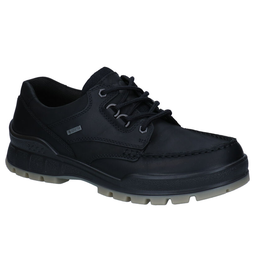 Ecco Track 25 Zwarte Veterschoenen in leer (295665)