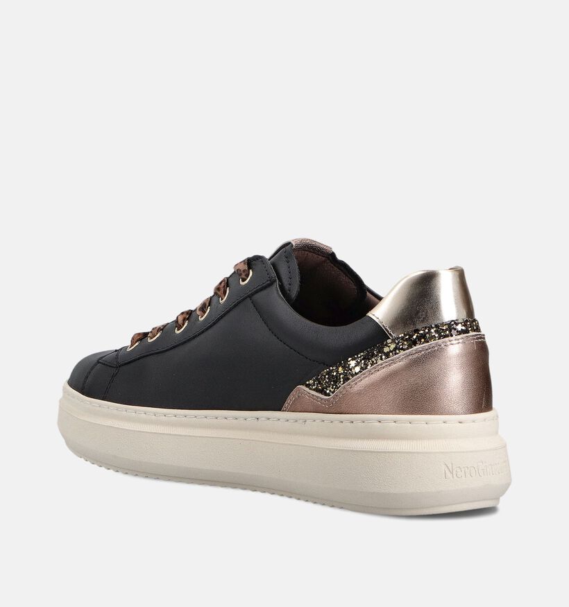 NeroGiardini Zwarte Sneakers voor dames (364844) - geschikt voor steunzolen