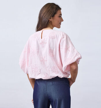 Sisters Point Blouses Blanc/Rose