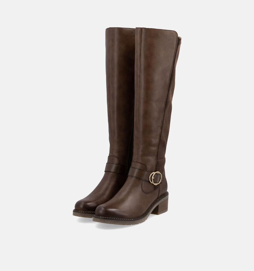 Remonte Bottes hautes en Cognac pour femmes (347231) - pour semelles orthopédiques