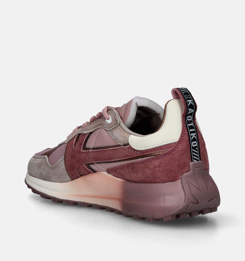 Kaotiko Detroit Faded Roze Sneakers voor dames (346125) - geschikt voor steunzolen