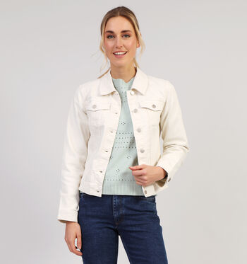 Manteau court blanc