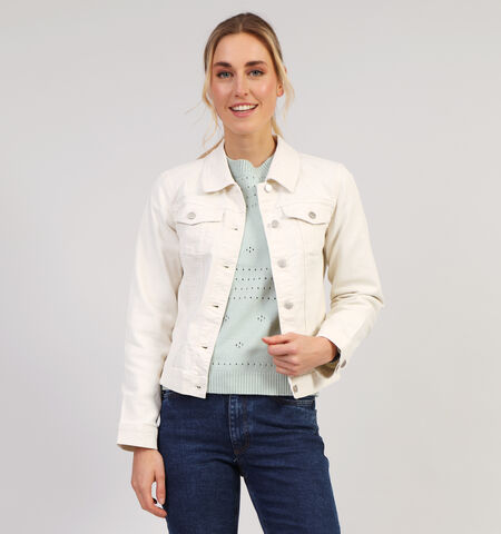 Manteau court blanc
