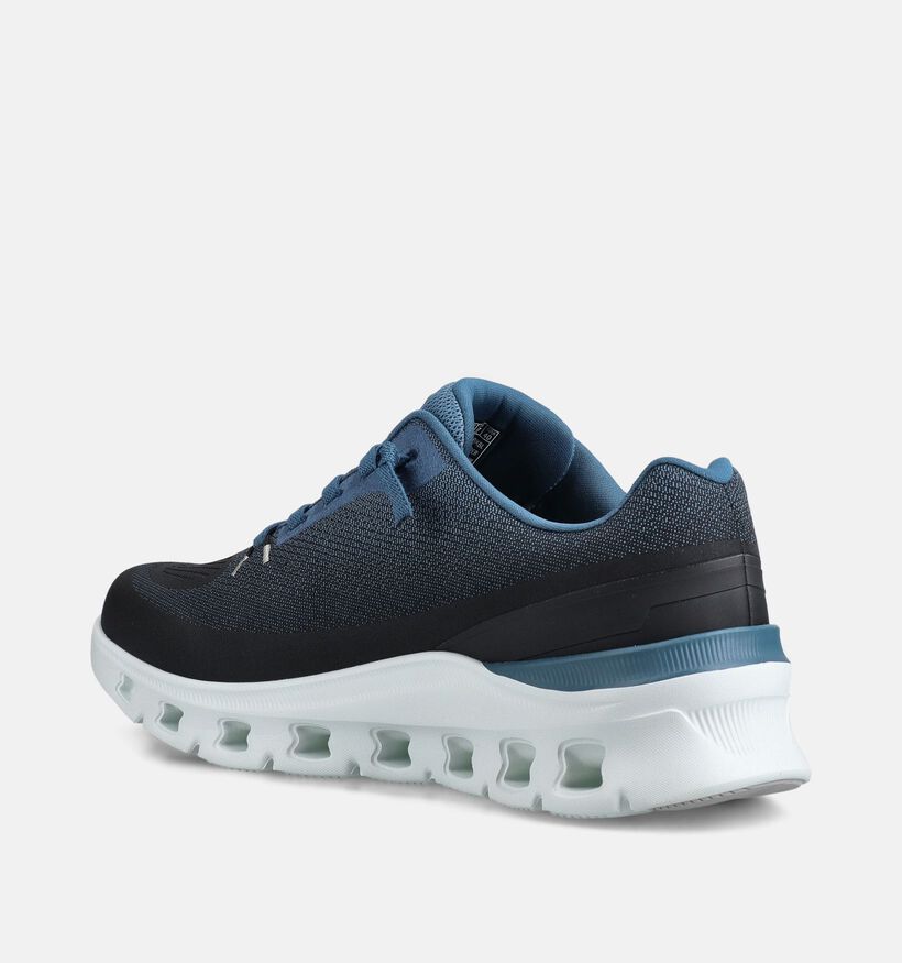 Skechers Glide-Step Pro Waverra Baskets en Bleu fonc&eacute; pour hommes (367492)