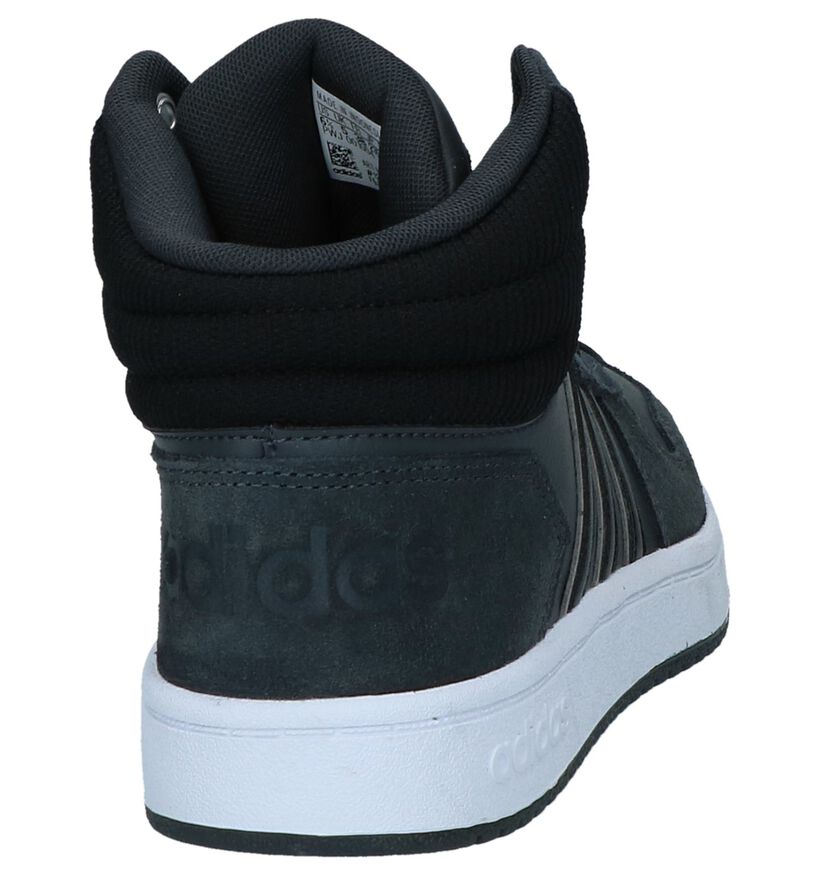 adidas Hoops 2.0 Mid Nude Sneakers in daim (252570)