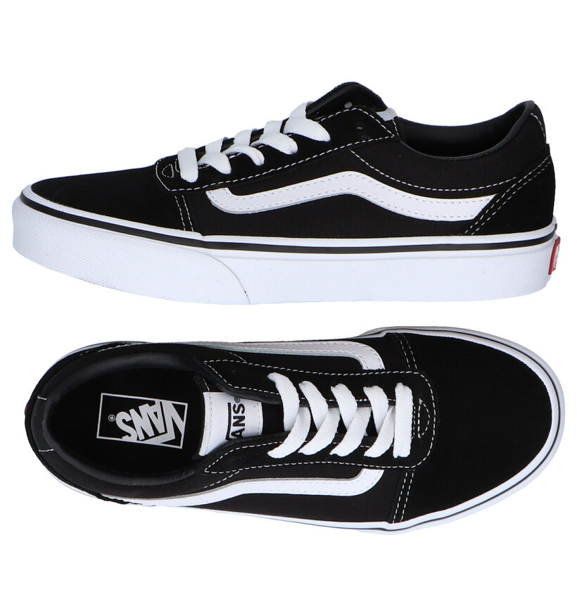 Vans Ward Baskets en Noir pour garçons (312307)