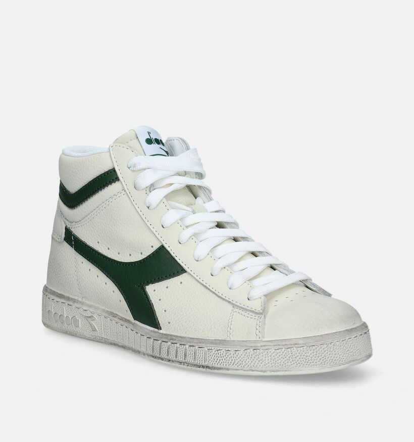 Diadora Game I High Waxed Baskets en Blanc pour femmes (336022)