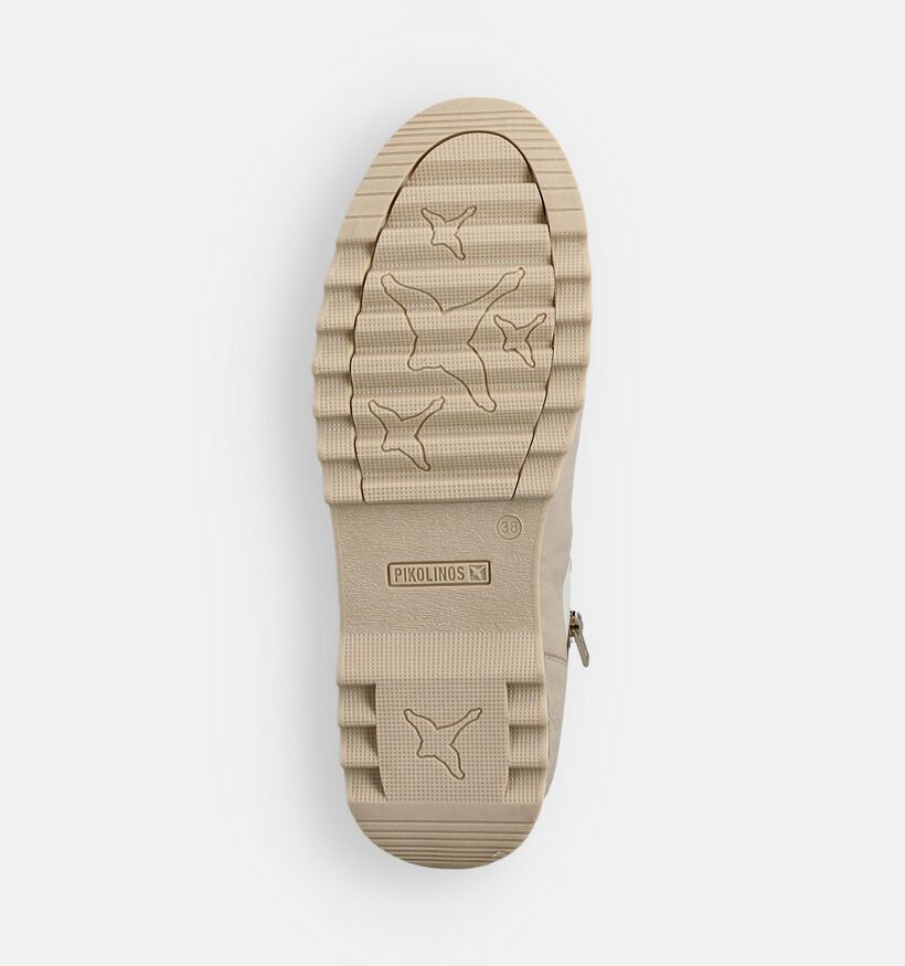 Pikolinos Vigo Boots à lacets en Écru pour femmes (363858) - pour semelles orthopédiques