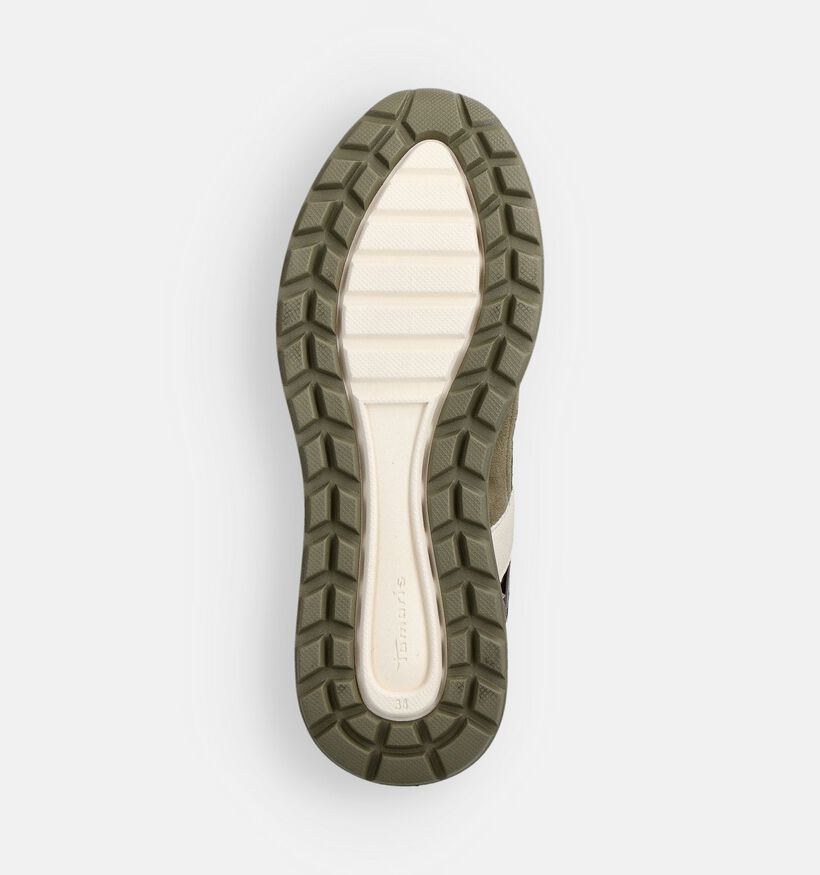 Tamaris Baskets en Vert pour femmes (360628) - pour semelles orthopédiques