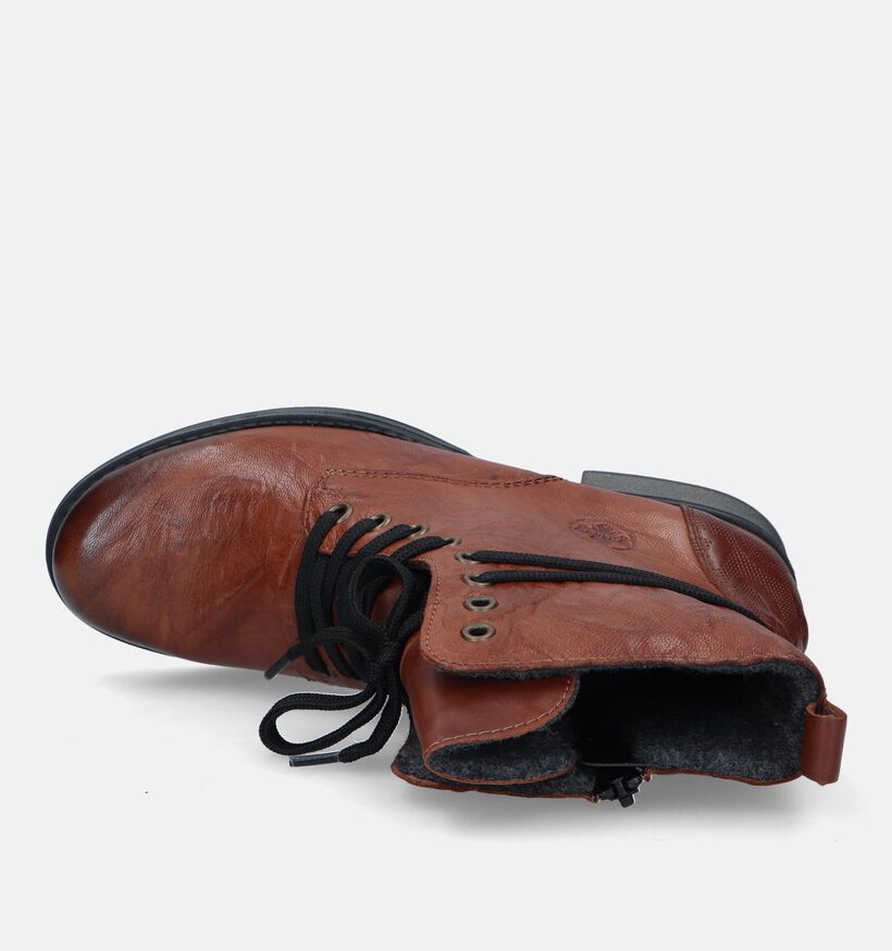 Rieker Cognac Bottines met veters voor dames (331614)