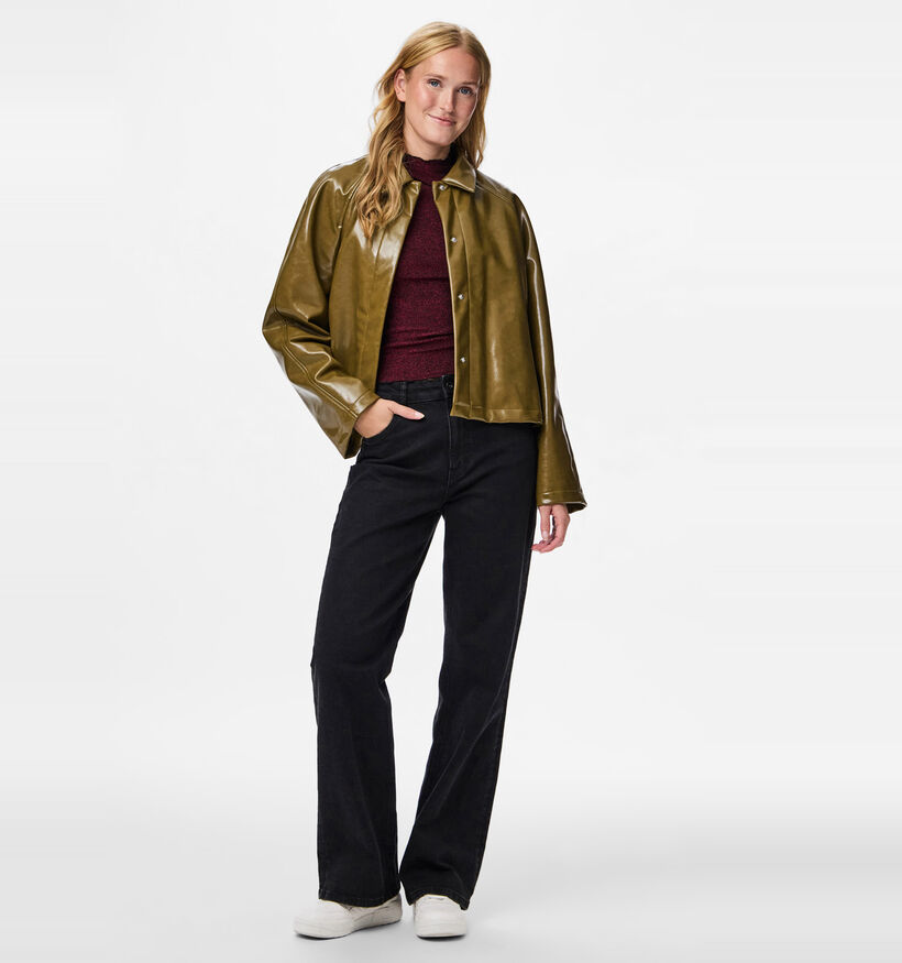 Pieces Merry Kaki jas voor dames (365633)