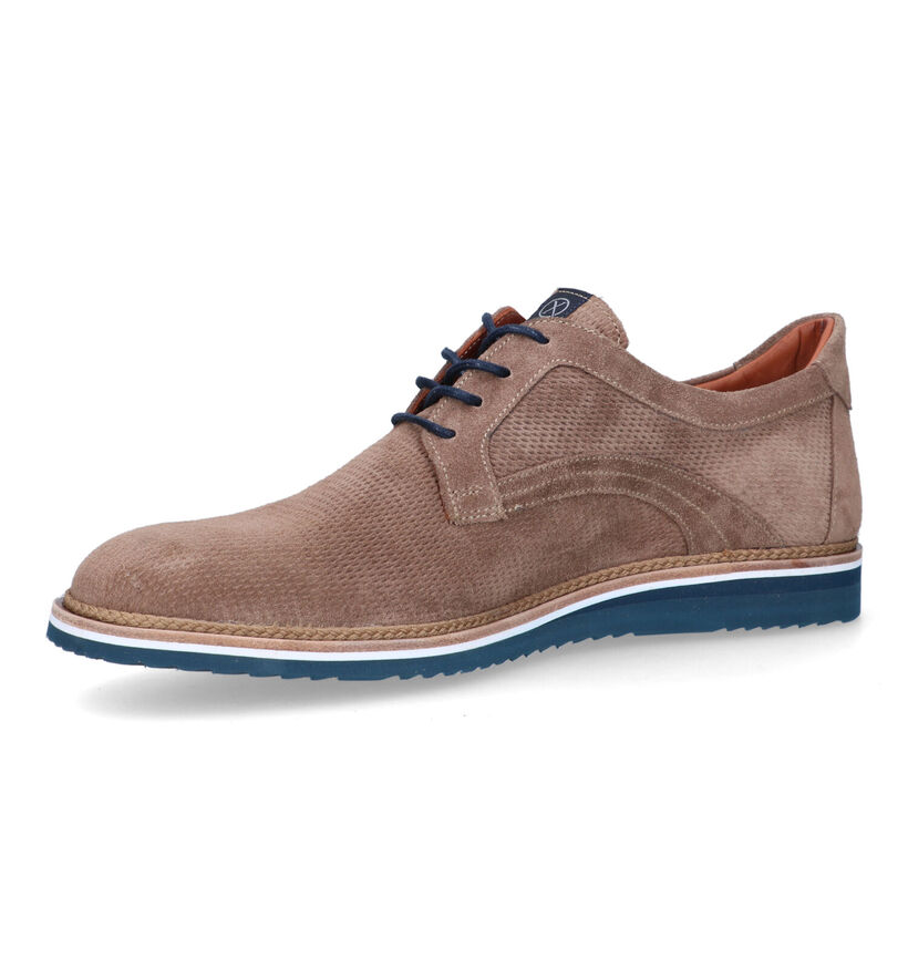 Ambiorix Iturba Taupe Veterschoenen voor heren (324838) - geschikt voor steunzolen