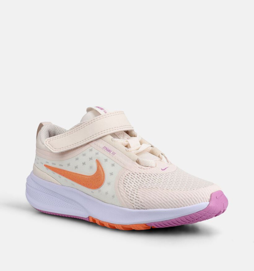 Nike Star Runner 5 Baskets basses en Orange pour filles (373057) - pour semelles orthop&eacute;diques
