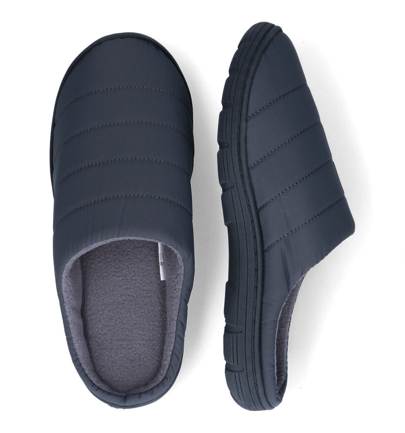 BBS Pantoufles ouvertes en Noir en textile (331482)